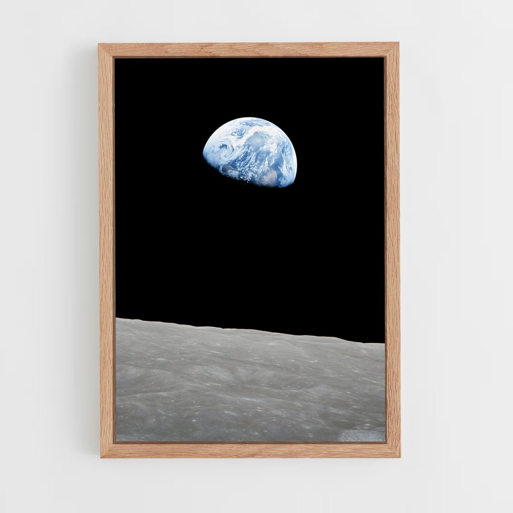 Poster L'Ascension de la Terre – affiche Système solaire (vue 4)
